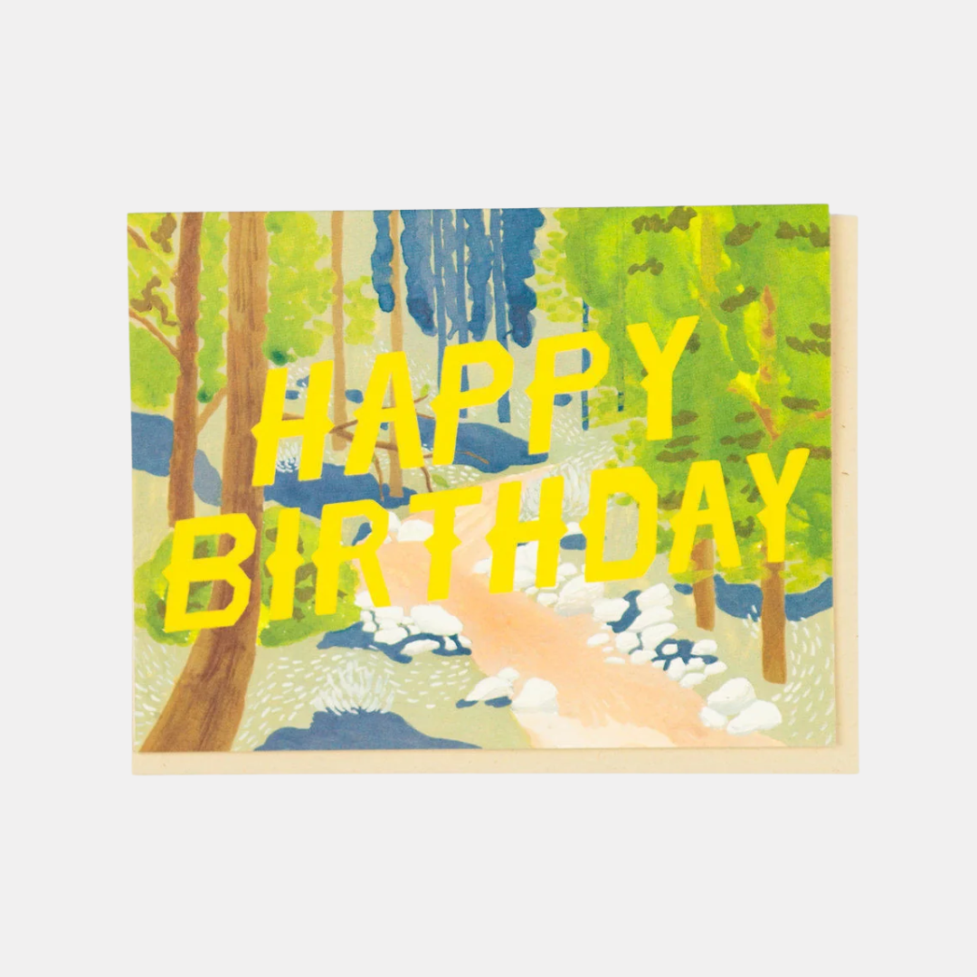 Happy Birthday Forest Card