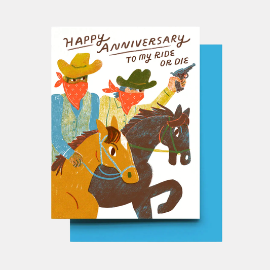 Ride or Die Anniversary Card