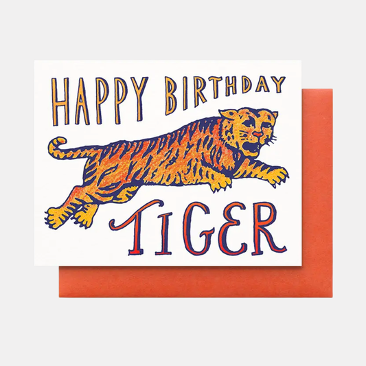 Birthday Tiger Card