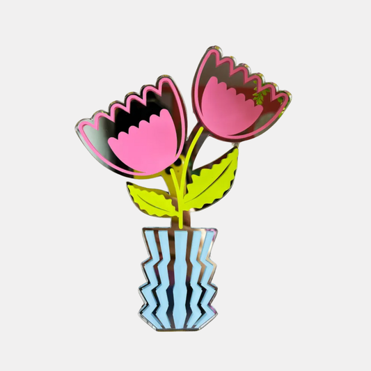 Tulip Vase Mirror