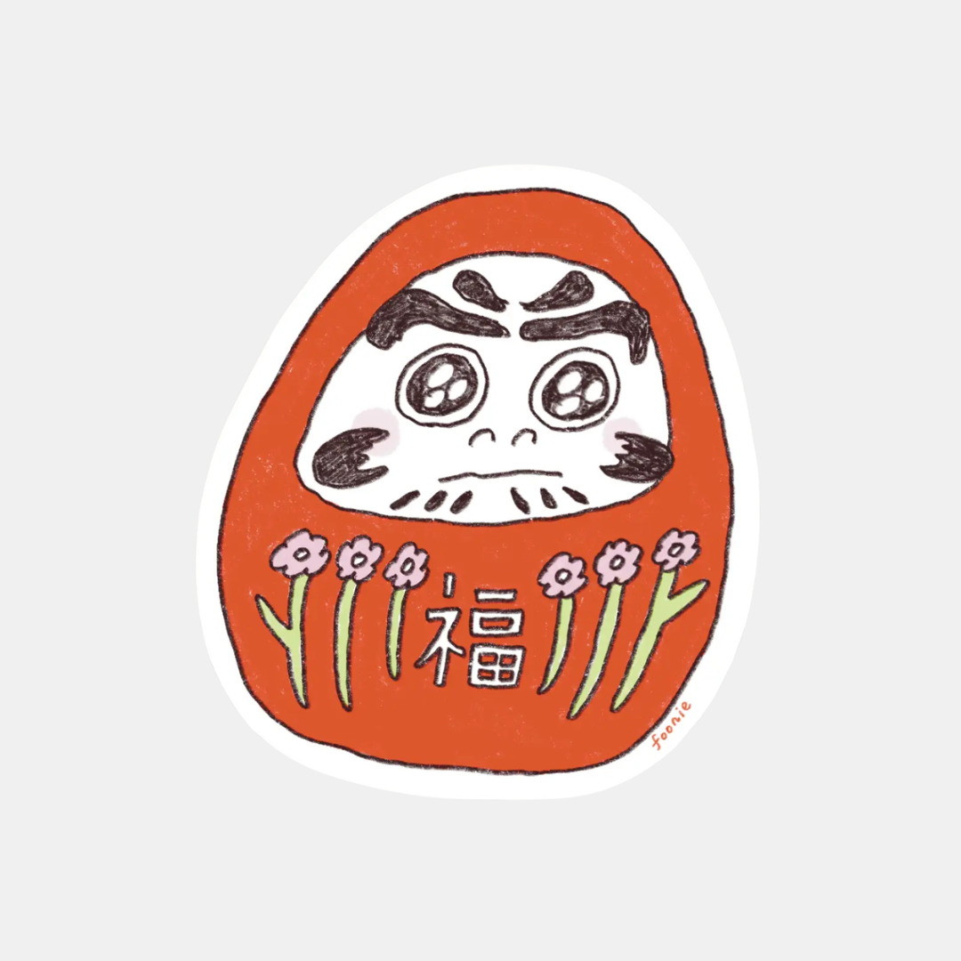 Daruma Sticker