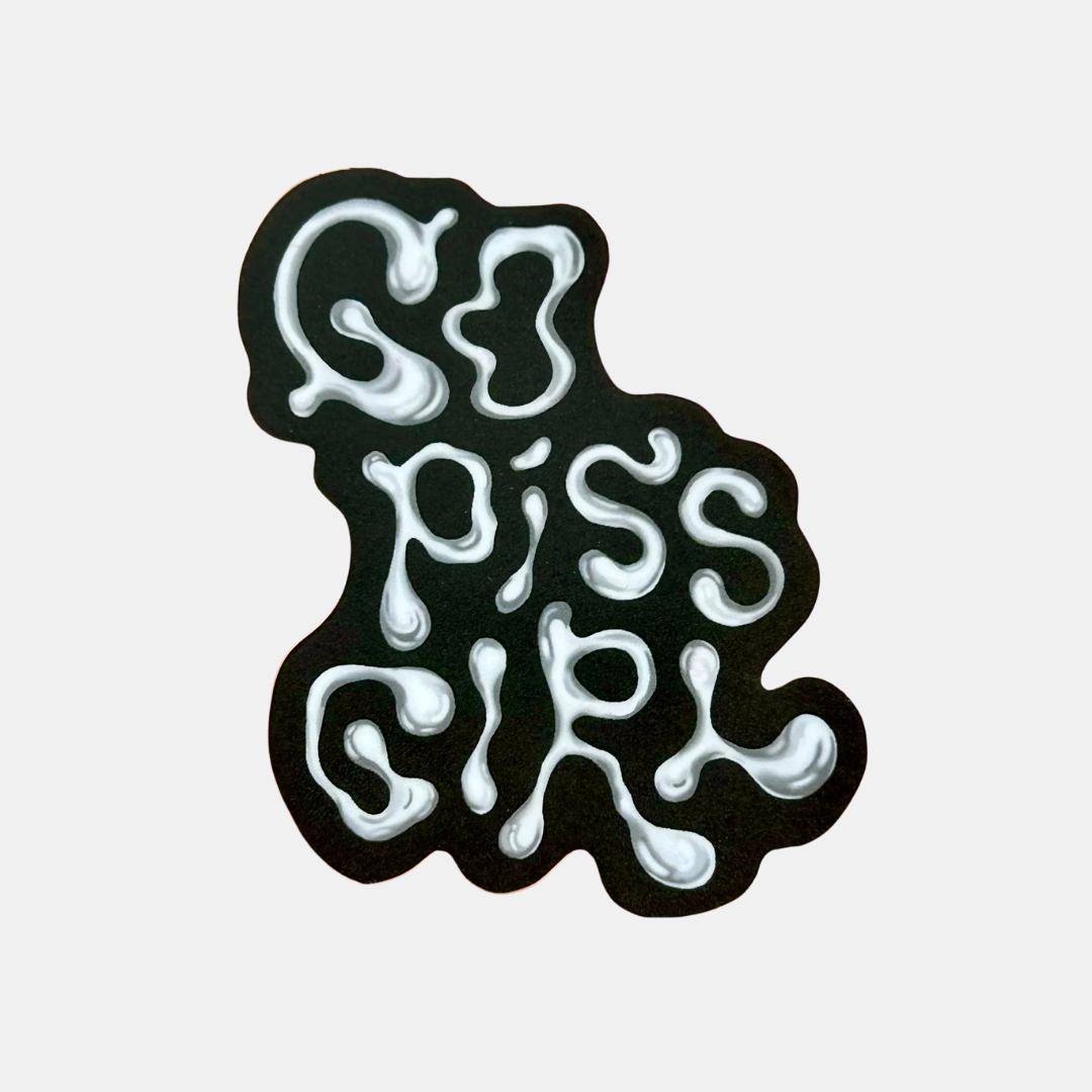 Go Piss Girl Sticker