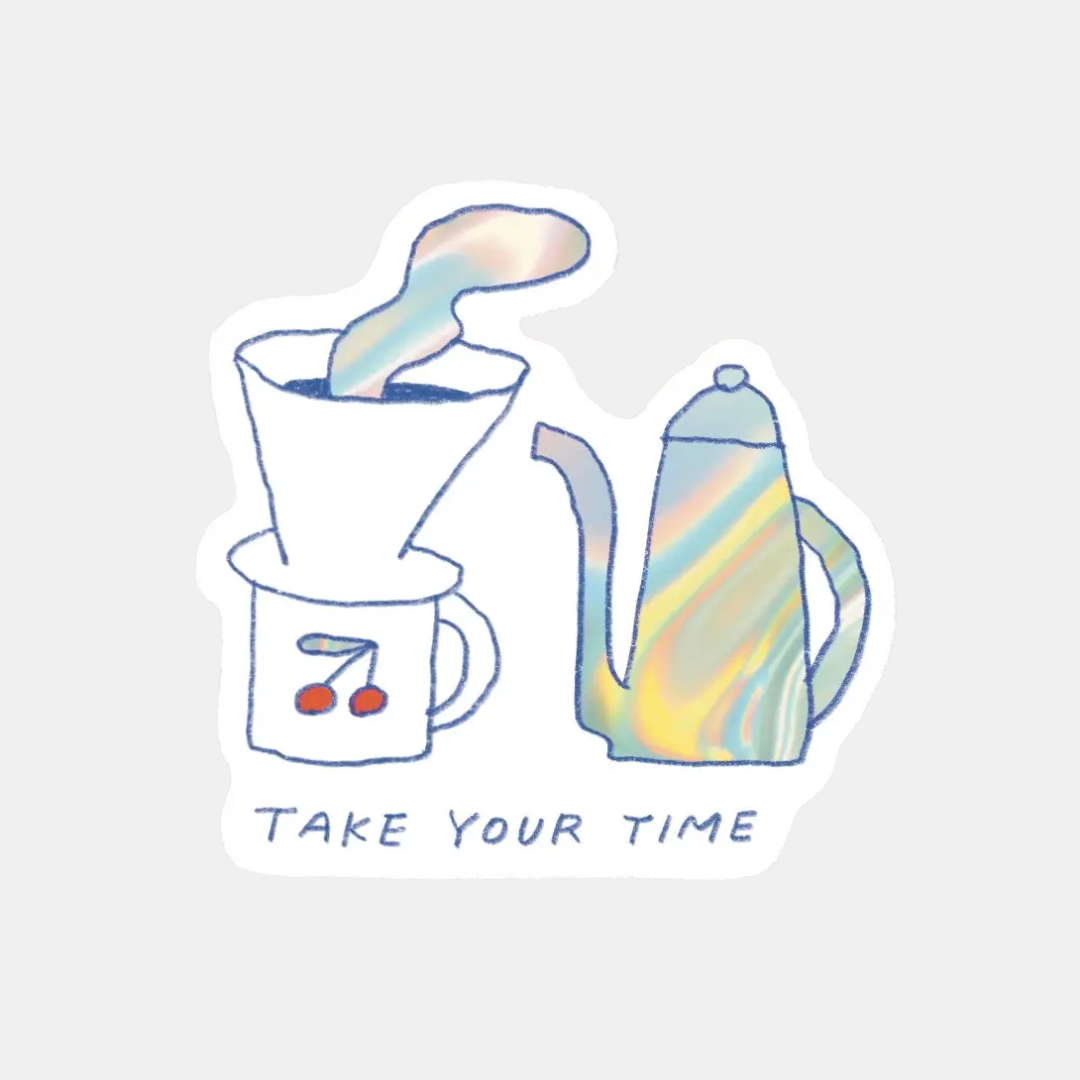Slow Coffee Sticker