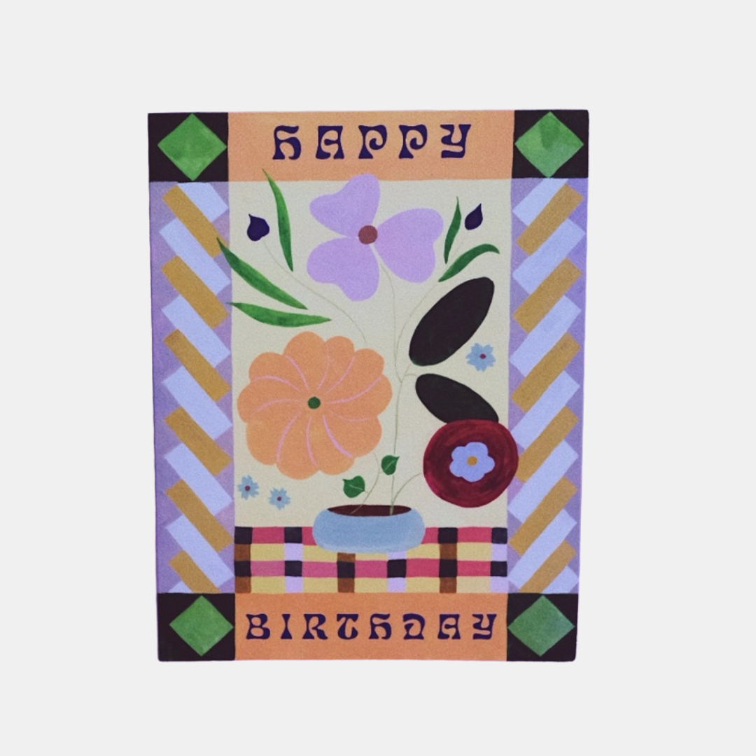 Happy Birthday Blooms Card