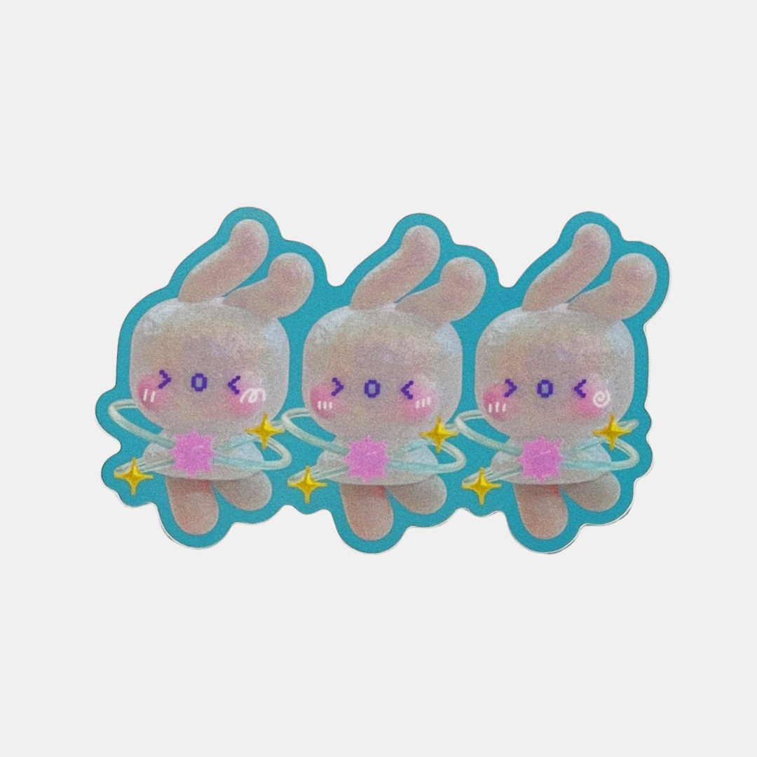 Space Bunnies Sticker