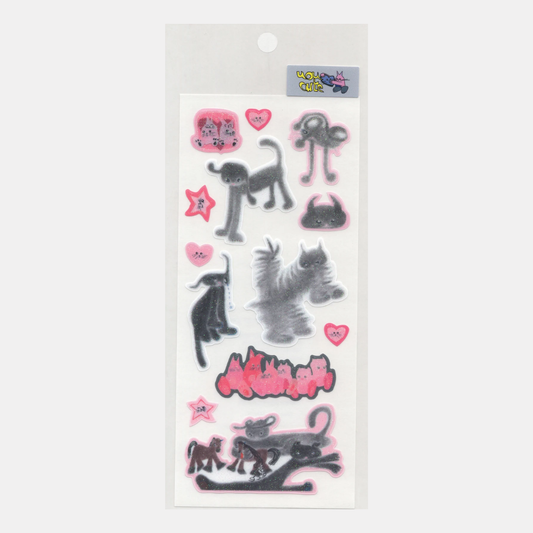 uou__cute Cats Sticker Sheet