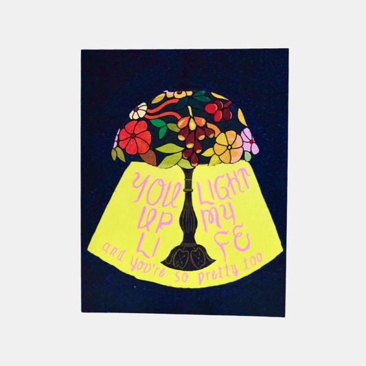 You Light Up My Life Card