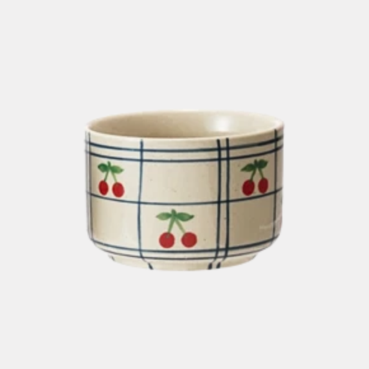 Cherry Ceramic Bowl