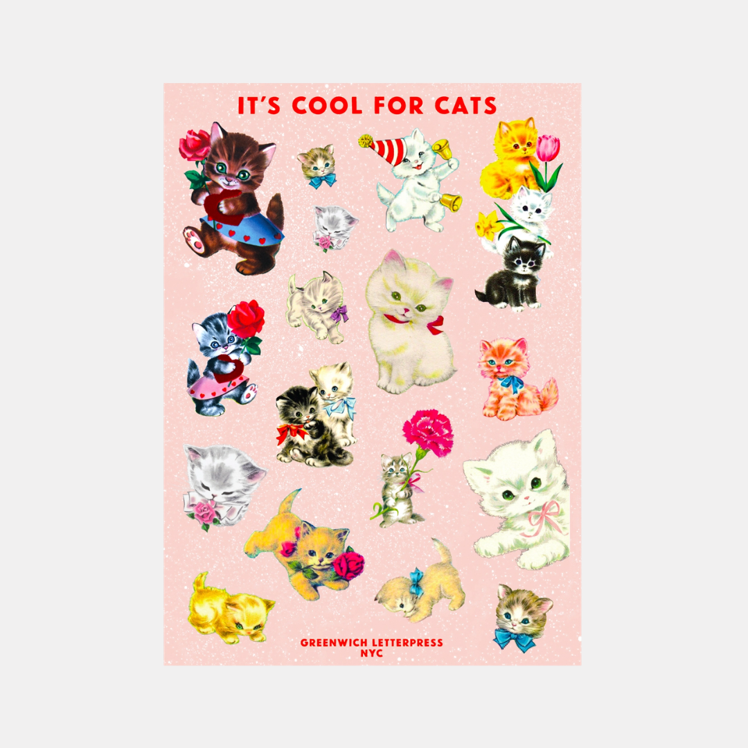 Cool For Cats Sticker Sheet