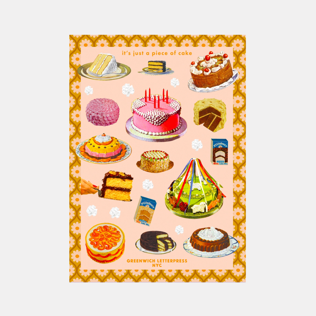 Piece of Cake Sticker Sheet