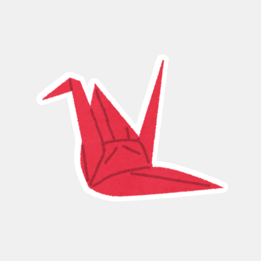 Paper Crane Sticker