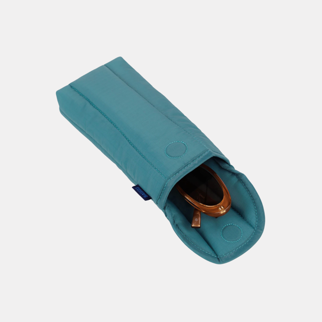 Peacock Puffy Glasses Sleeve