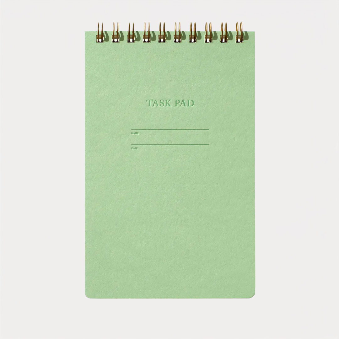 Mint Task Pad Notebook
