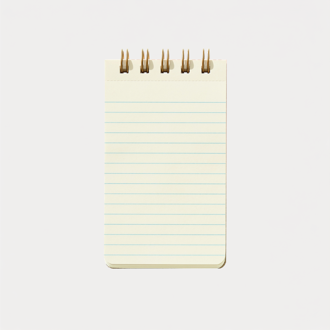 Warm Red Reporter Notebook