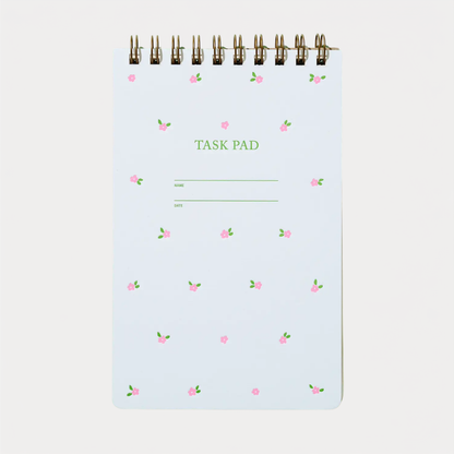 Mini Floral Pink Task Pad Notebook
