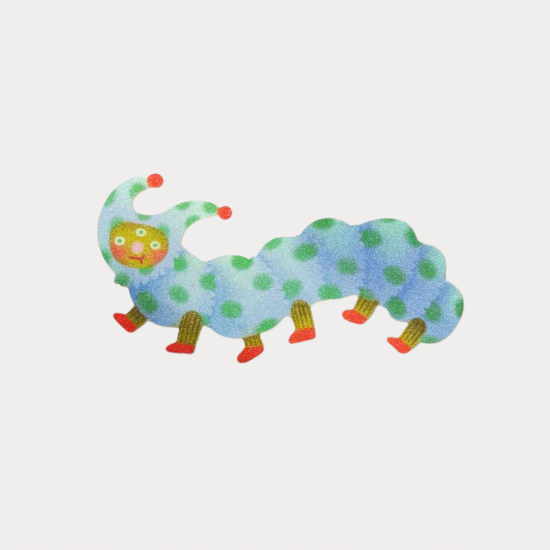 Sleepy Caterpillar Sticker