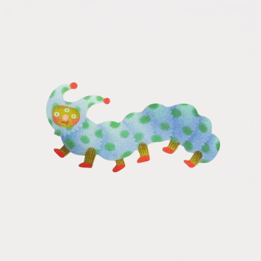 Sleepy Caterpillar Sticker