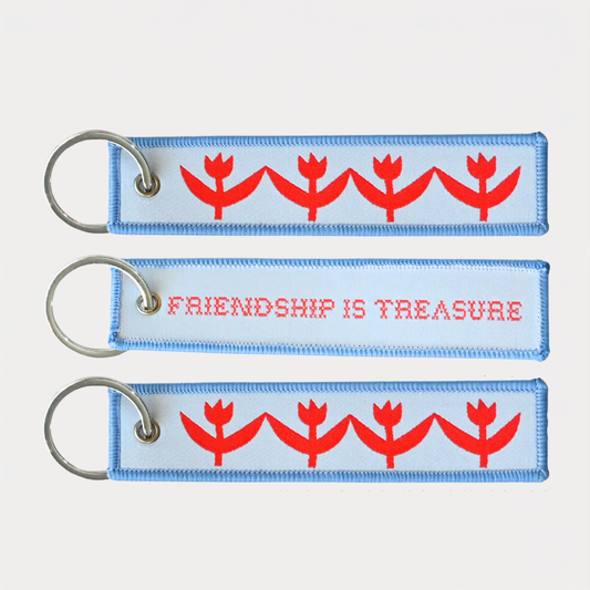 Friendship Is Treasure Keychain