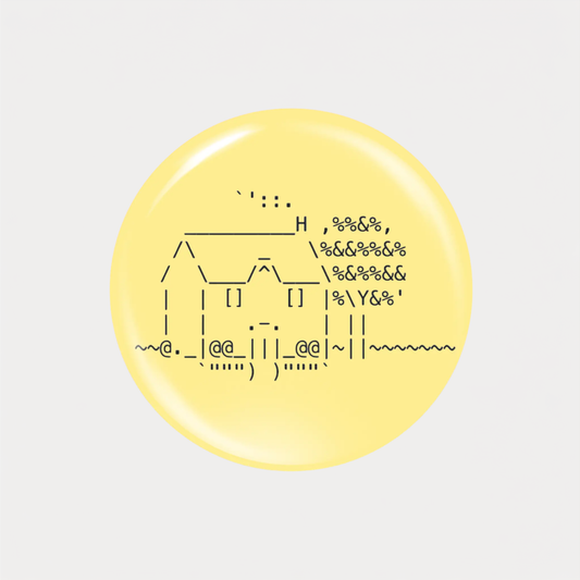 Ascii House Magnet