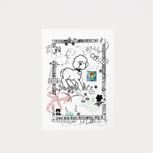 Precious Moments Digital Collage Postcard Print