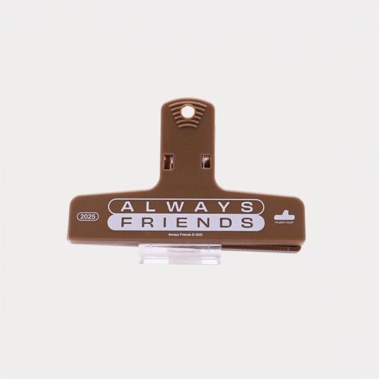 Brown Always Friends Plasticlip