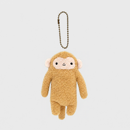 Monkey Fumofumo-San Plush Keychain