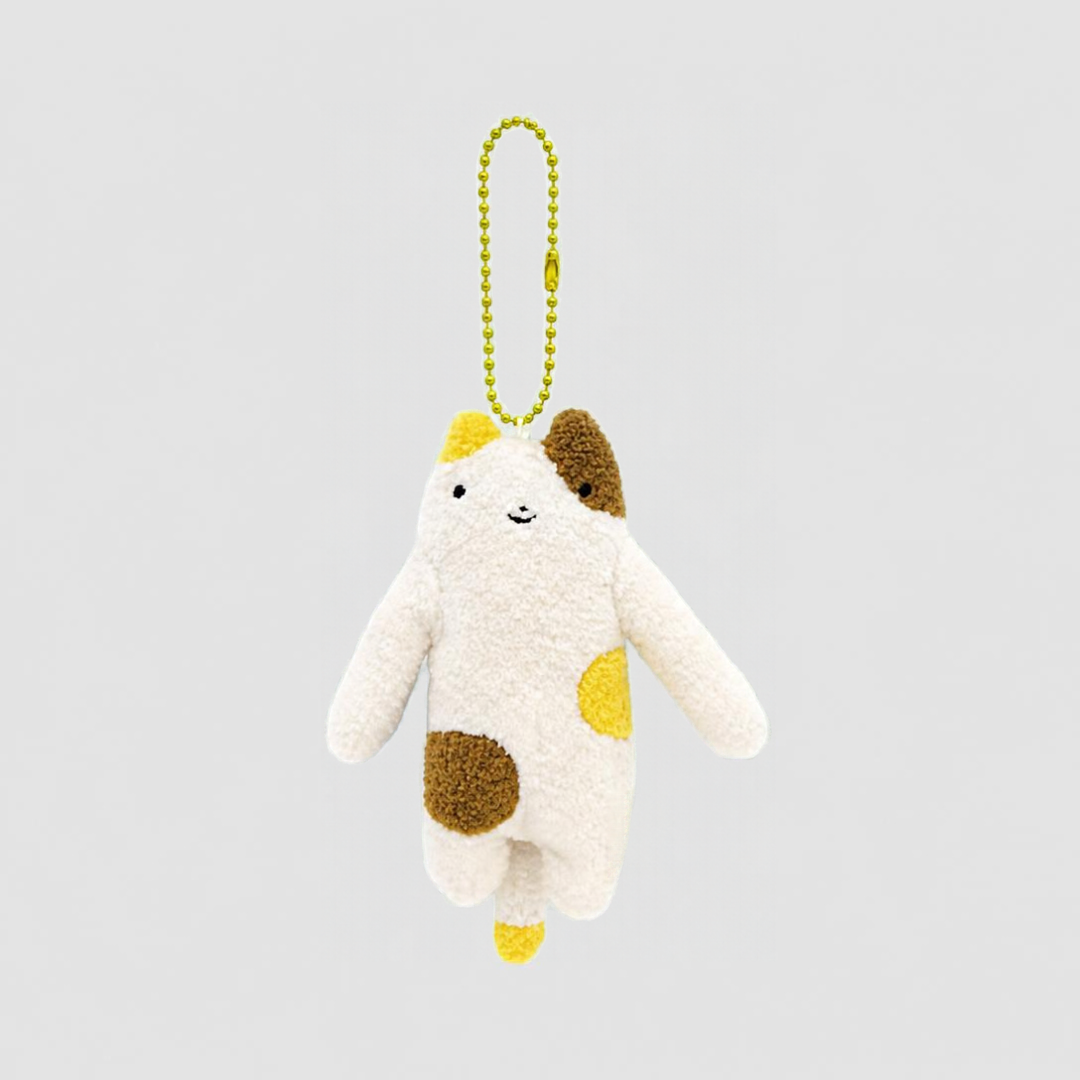 Calico Cat Fumofumo-San Plush Keychain