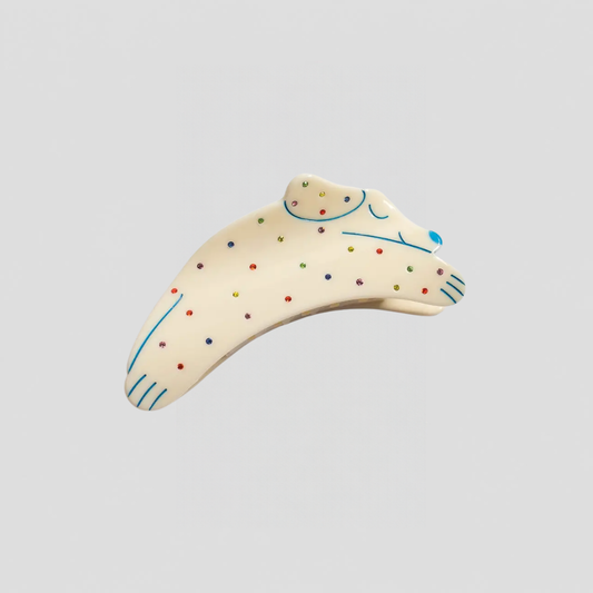 Rainbow Puppy Hair Claw
