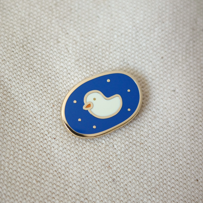 Lake Duck Enamel Pin