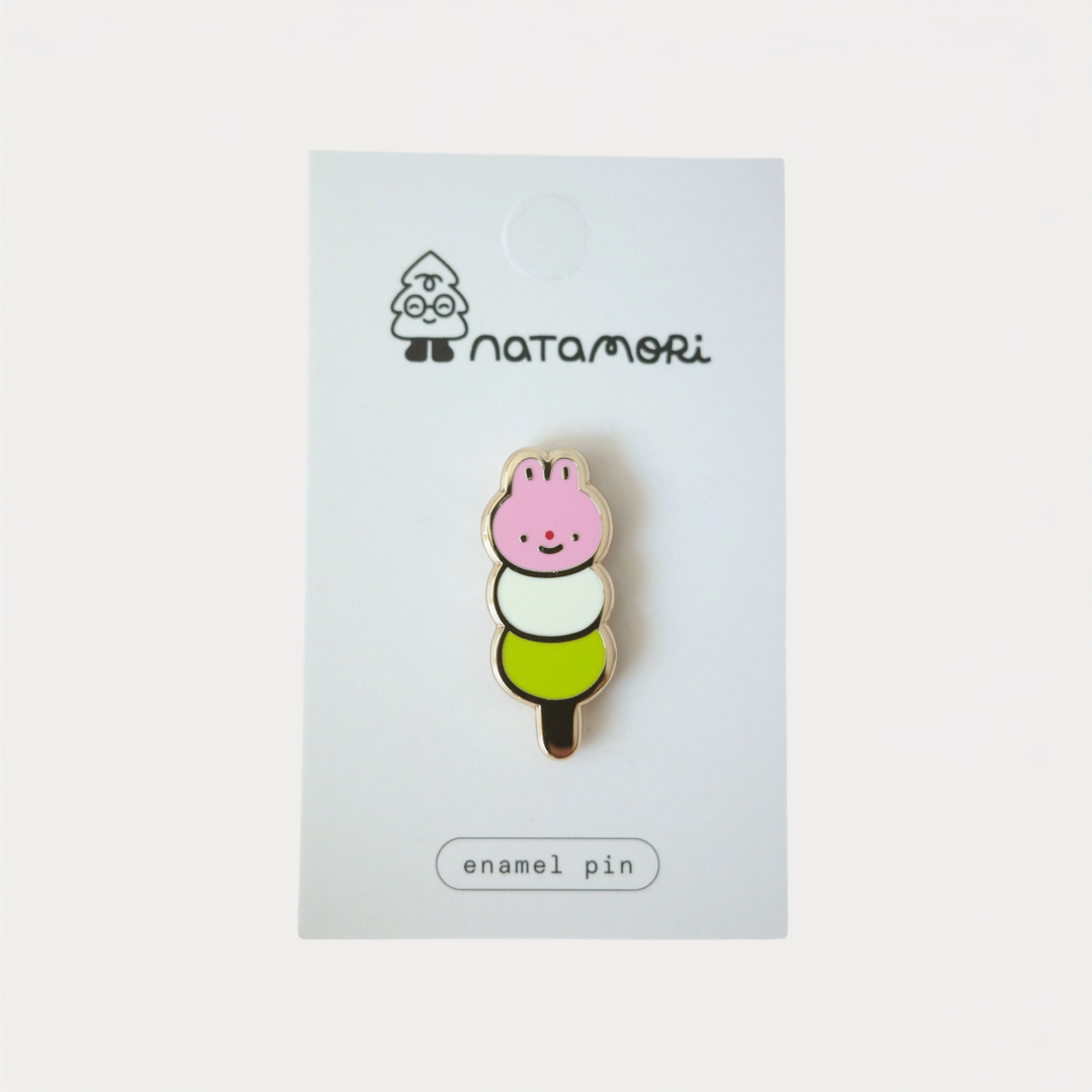 Bunny Dango Enamel Pin