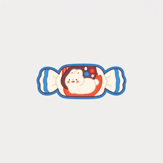 White Rabbit Sticker