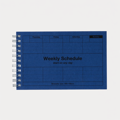 Blue Dayfree Weekly Schedule