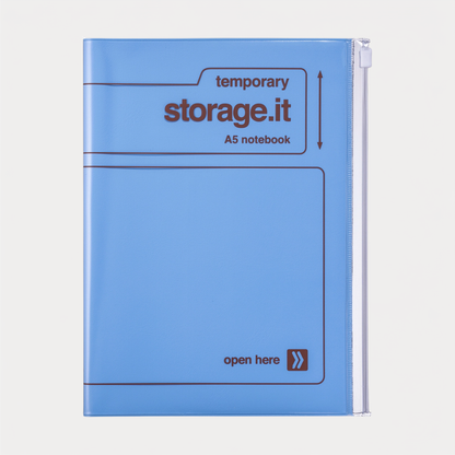 Blue Storage.it A5 Notebook