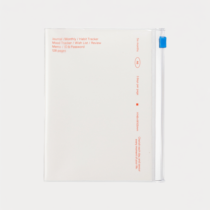 Funlog Ivory A6 Daily Planner with Cover