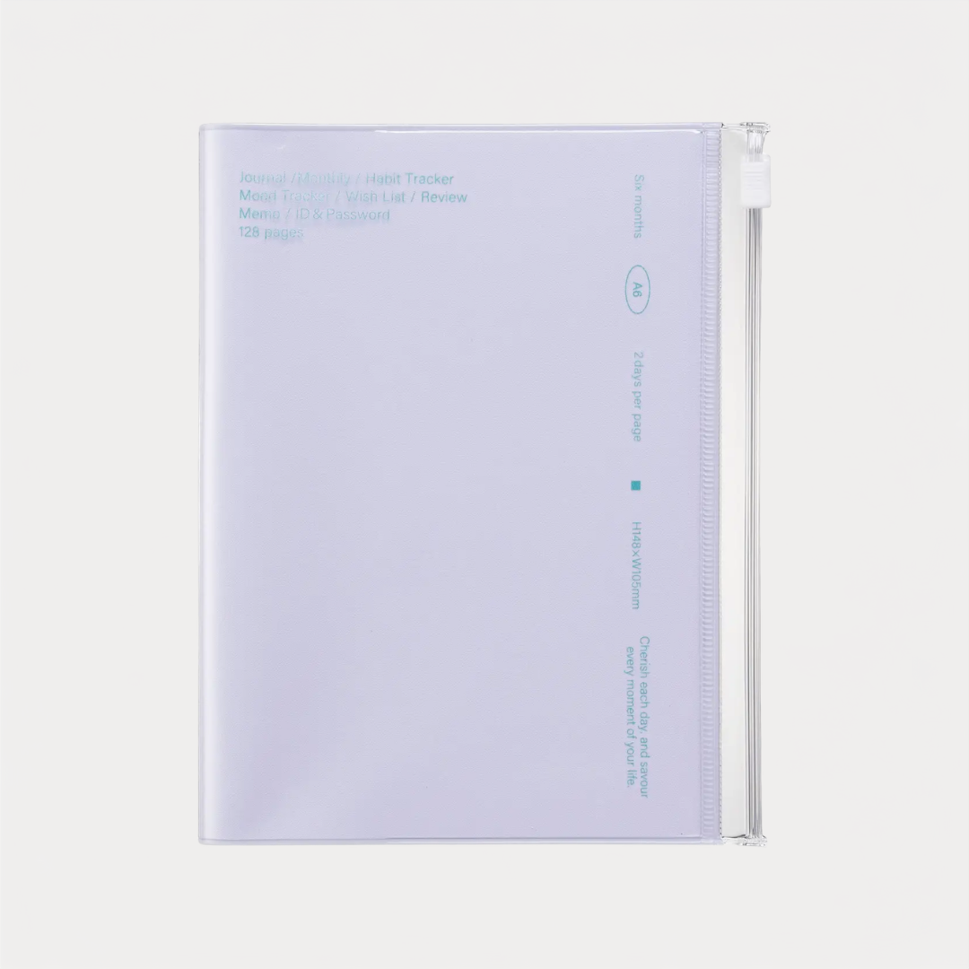Funlog Lavender A6 Daily Planner with Cover