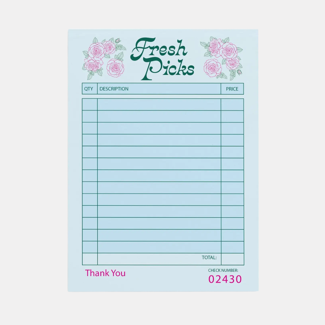 Fresh Picks Notepad