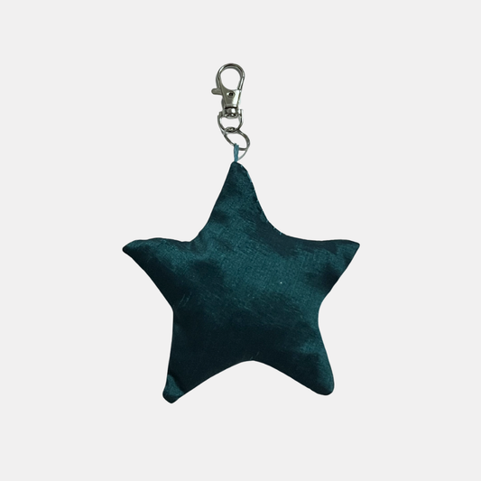 Dark Teal Bag Charm