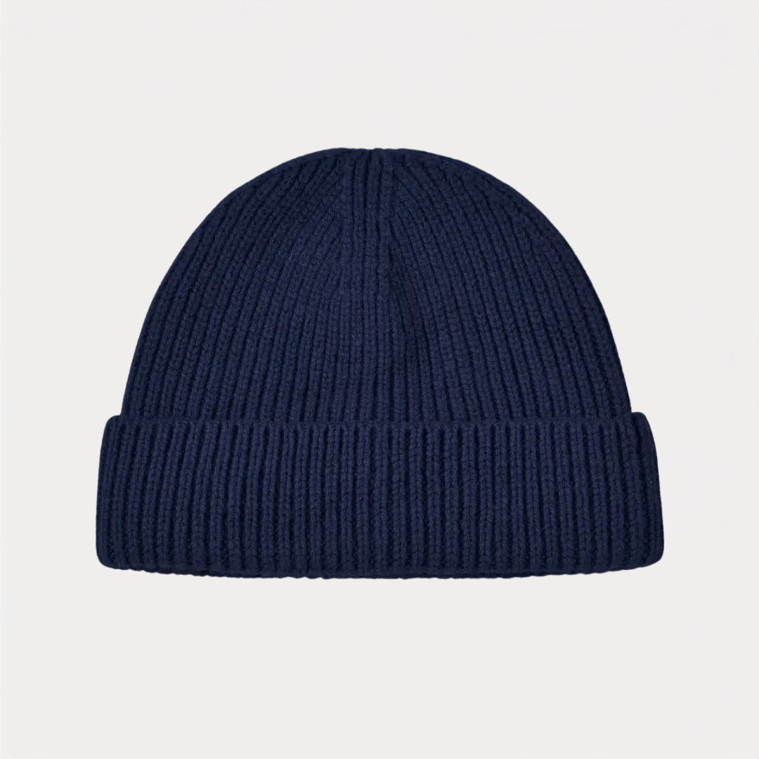 Navy Fisherman Beanie