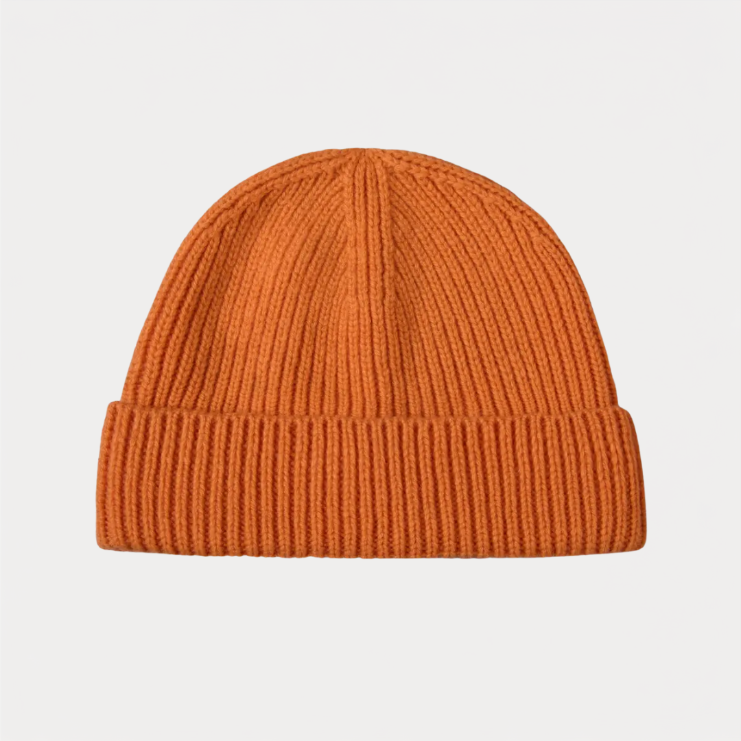 Orange Fisherman Beanie