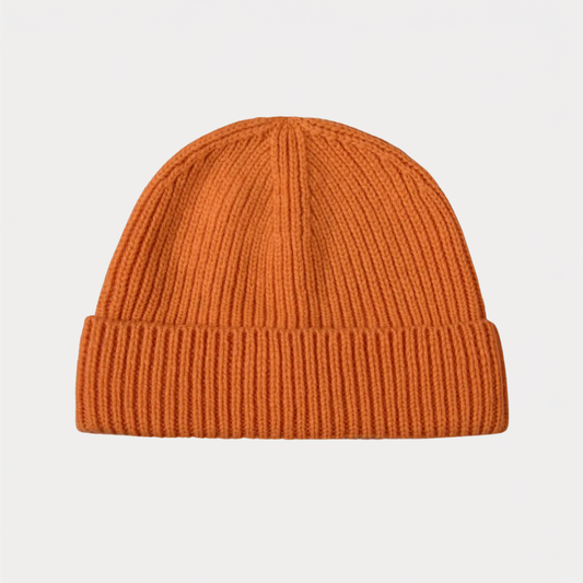 Orange Fisherman Beanie
