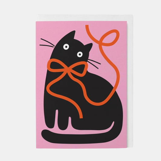 Ribbon Cat Card