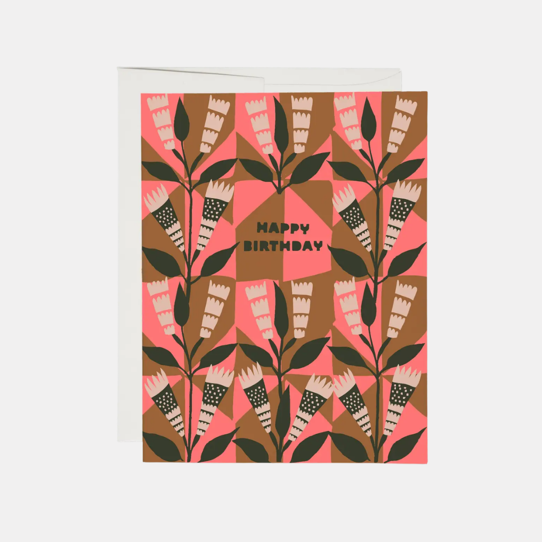 Neapolitan Flowers Birthday Card
