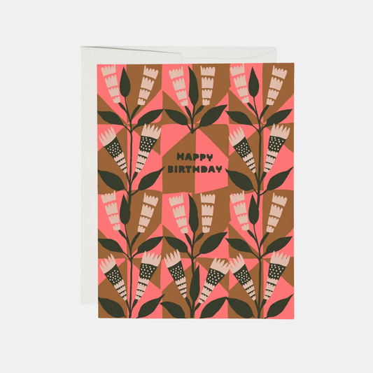 Neapolitan Flowers Birthday Card