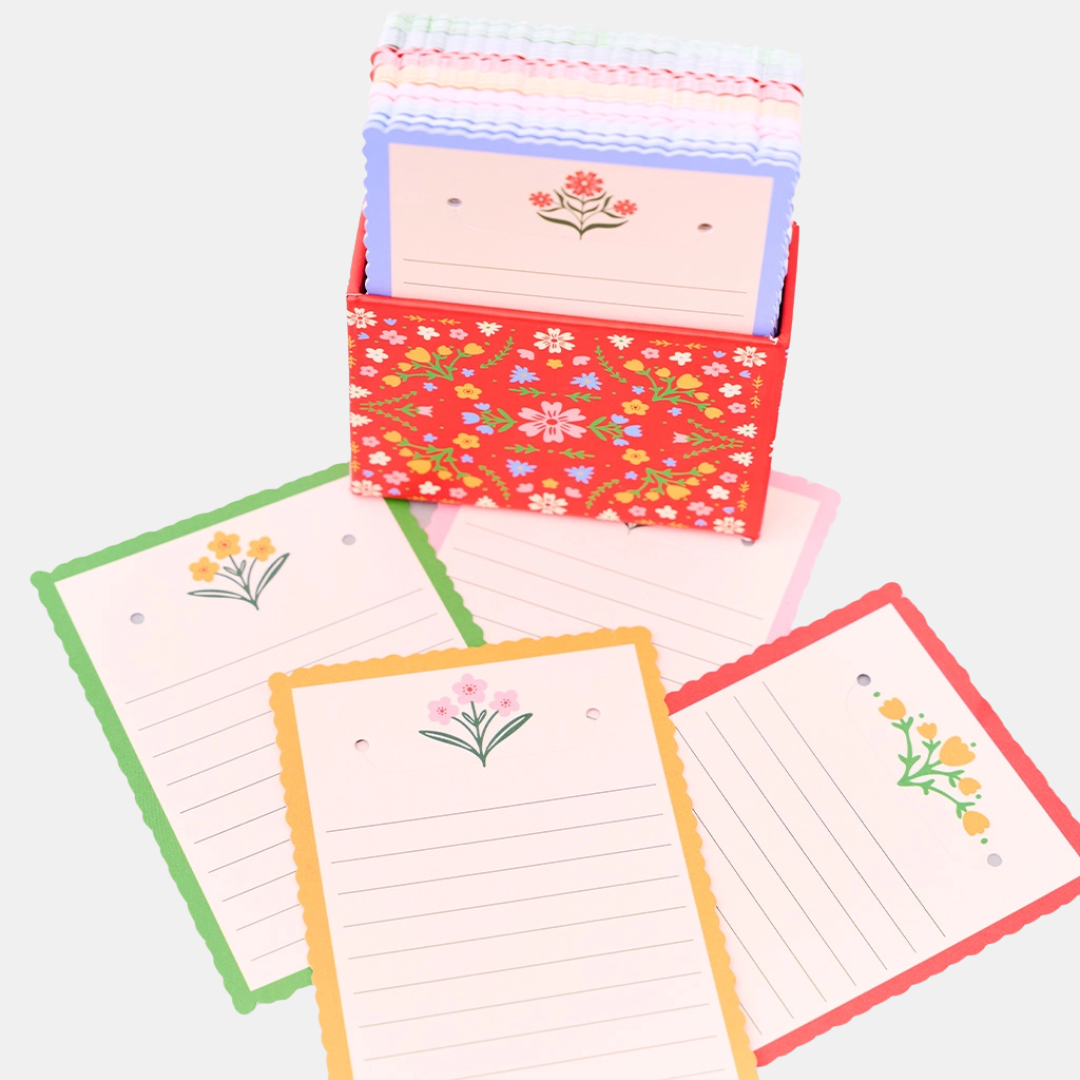 Floral Take Notes Tab Notes