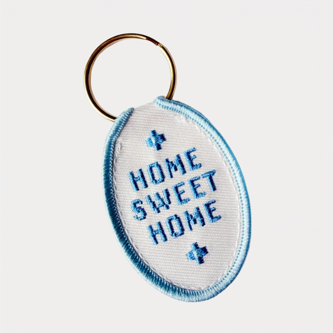 Home Sweet Home Patch Keychain