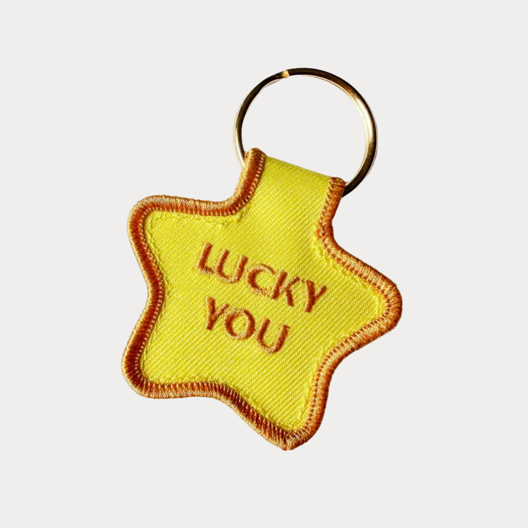 Lucky You Patch Keychain