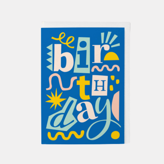 Birthday Blue Card