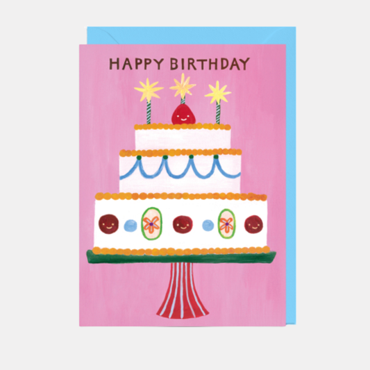 Happy Birthday Cake Card