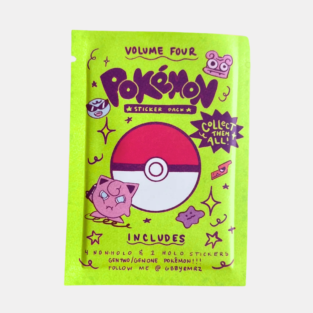 Pokemon Card Sticker Pack Volume 4