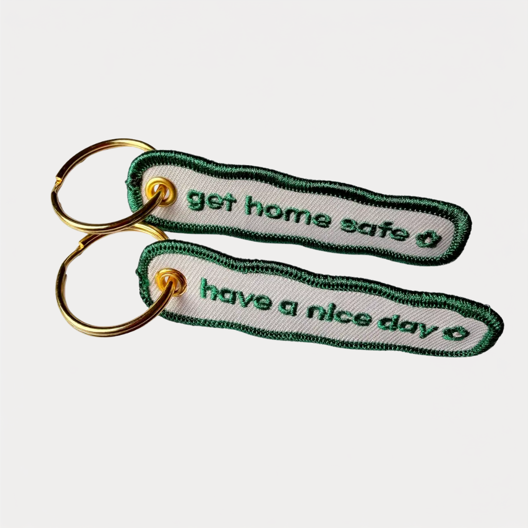 Get Home Safe Patch Keychain